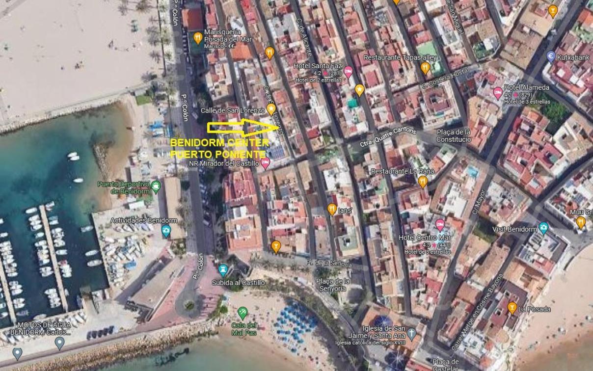 Apartamento Benidorm Center Puerto Poniente 1º Exterior foto